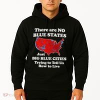 There Are No Blue States Only Big Blue Cities Hoodie thumb 2