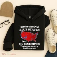 There Are No Blue States Only Big Blue Cities Hoodie thumb 4