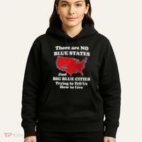 There Are No Blue States Only Big Blue Cities Hoodie thumb 5