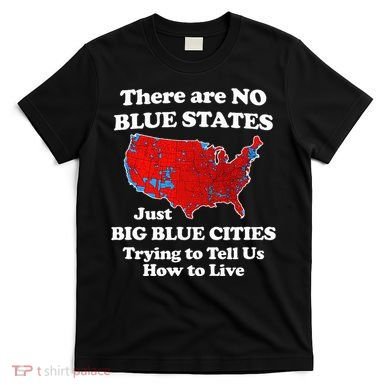 There Are No Blue States Only Big Blue Cities T-Shirt