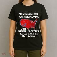 There Are No Blue States Only Big Blue Cities T-Shirt thumb 4