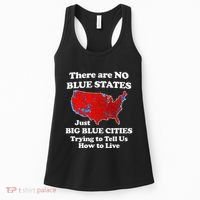 There Are No Blue States Only Big Blue Cities Women's Tank Top thumb 0