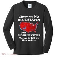 There Are No Blue States Only Big Blue Cities Kids Long Sleeve Shirt thumb 0