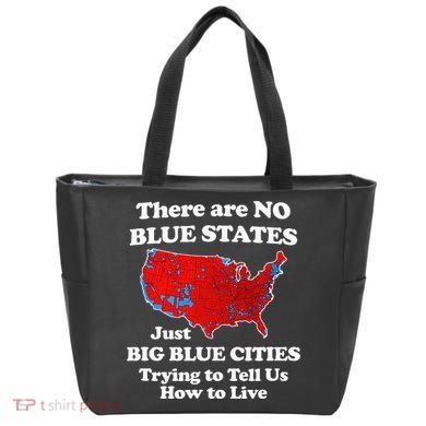 There Are No Blue States Only Big Blue Cities Tote Bag