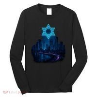 Tel Aviv Neon Futuristic Long Sleeve Shirt thumb 0