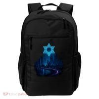 Tel Aviv Neon Futuristic Backpack thumb 0