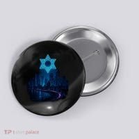 Tel Aviv Neon Futuristic Button thumb 0