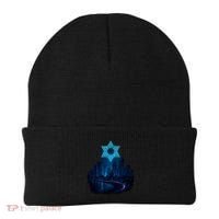 Tel Aviv Neon Futuristic Beanie thumb 0