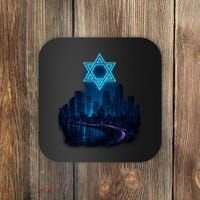 Tel Aviv Neon Futuristic Coaster thumb 0