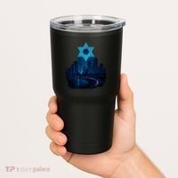 Tel Aviv Neon Futuristic Tumbler thumb 2