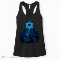 Tel Aviv Neon Futuristic Women's Tank Top thumb 0