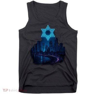 Tel Aviv Neon Futuristic Tank Top