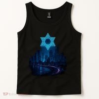 Tel Aviv Neon Futuristic Tank Top thumb 2