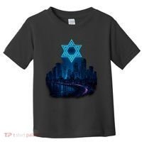 Tel Aviv Neon Futuristic Toddler T-Shirt thumb 0