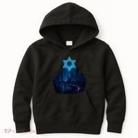 Tel Aviv Neon Futuristic Kids Hoodie thumb 0