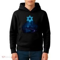 Tel Aviv Neon Futuristic Kids Hoodie thumb 4
