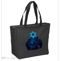 Tel Aviv Neon Futuristic Tote Bag thumb 2
