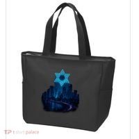 Tel Aviv Neon Futuristic Tote Bag thumb 3