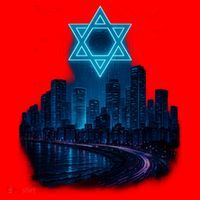 Tel Aviv Neon Futuristic Santa Hat thumb 1