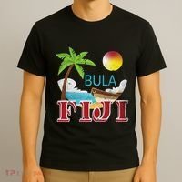 Tourist And Native Fiji Bula Vintage Grunge Vacation T-Shirt thumb 3