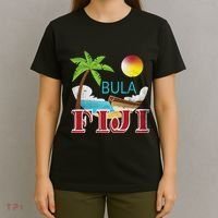 Tourist And Native Fiji Bula Vintage Grunge Vacation T-Shirt thumb 4