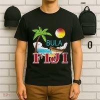 Tourist And Native Fiji Bula Vintage Grunge Vacation T-Shirt thumb 6