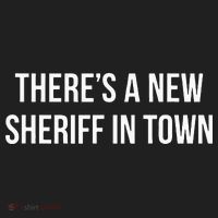 Theres A New Sheriff In Town Golf Towel thumb 3