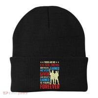 There Are No ExSoldiers Authentic Veteran US Veteran Motivational Slogan Beanie thumb 0