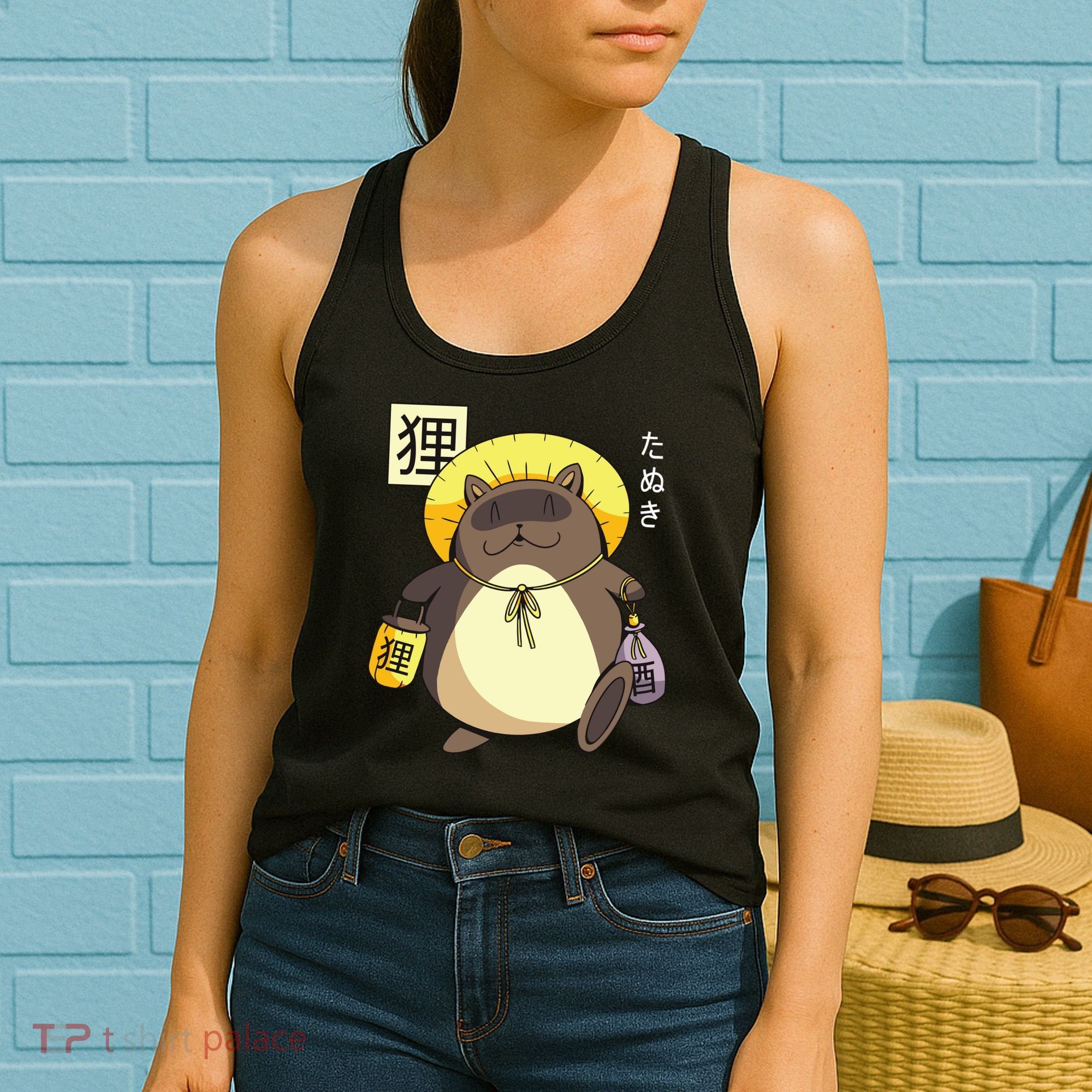 Tanuki Yokai Women's Tank Top