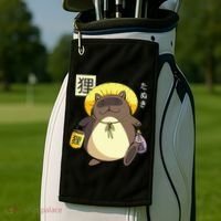 Tanuki Yokai Golf Towel thumb 2