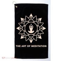 The Art Of Meditation Golf Towel thumb 0
