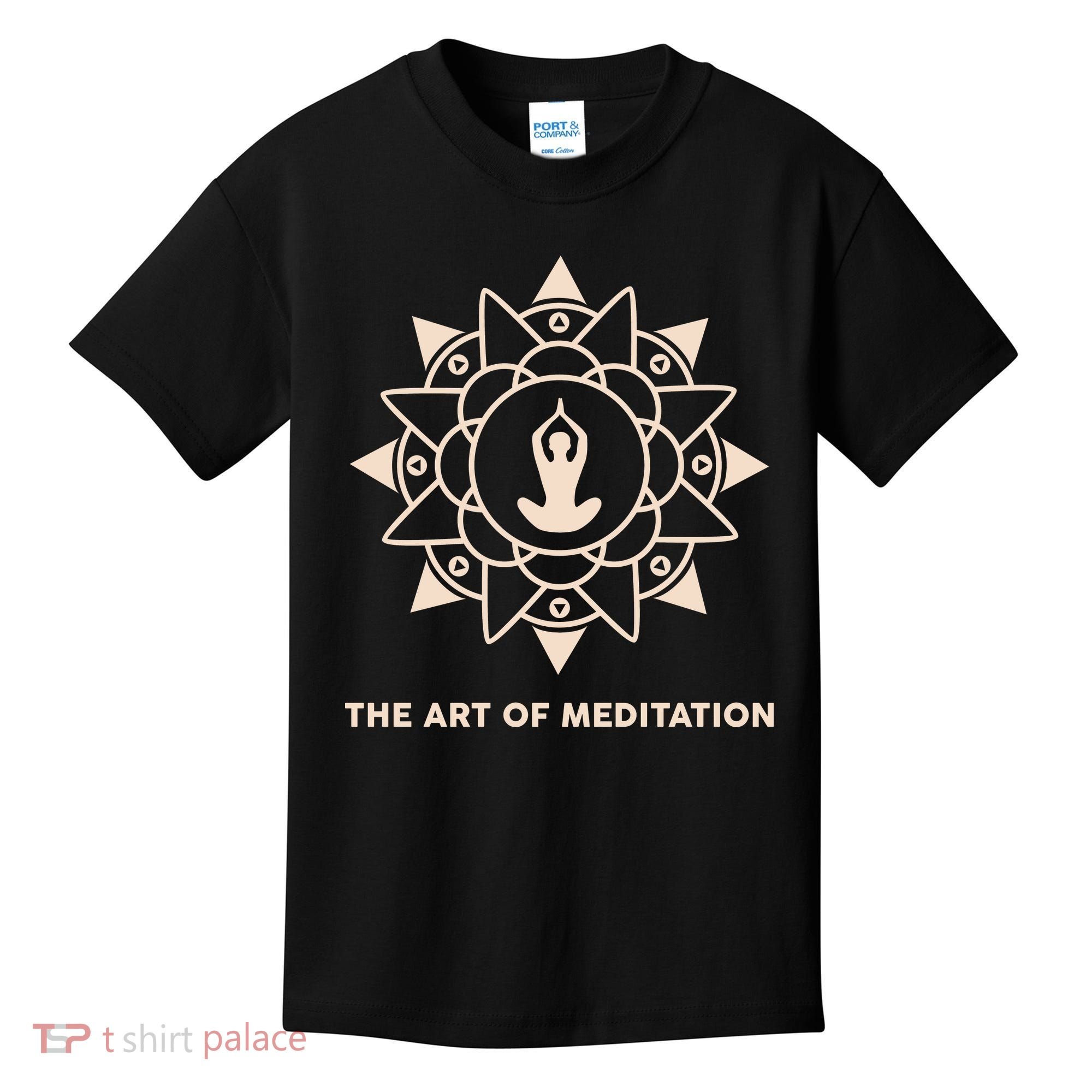 The Art Of Meditation Kids T-Shirt
