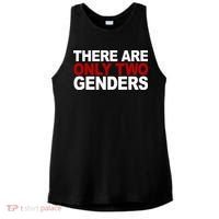 There Are Only Two Genders Ladies PosiCharge Tri-Blend Wicking Tank thumb 0