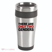 There Are Only Two Genders 16oz Travel Tumbler thumb 0