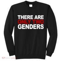 There Are Only Two Genders Tall Sweatshirt thumb 0
