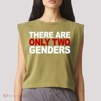 There Are Only Two Genders Garment-Dyed Women's Muscle Tee thumb 2
