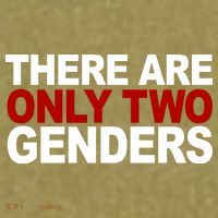 There Are Only Two Genders Garment-Dyed Women's Muscle Tee thumb 6