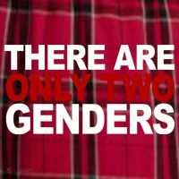There Are Only Two Genders Women's Flannel Plaid Pajama Pants thumb 2