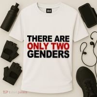 There Are Only Two Genders Cooling Performance Crew T-Shirt thumb 3