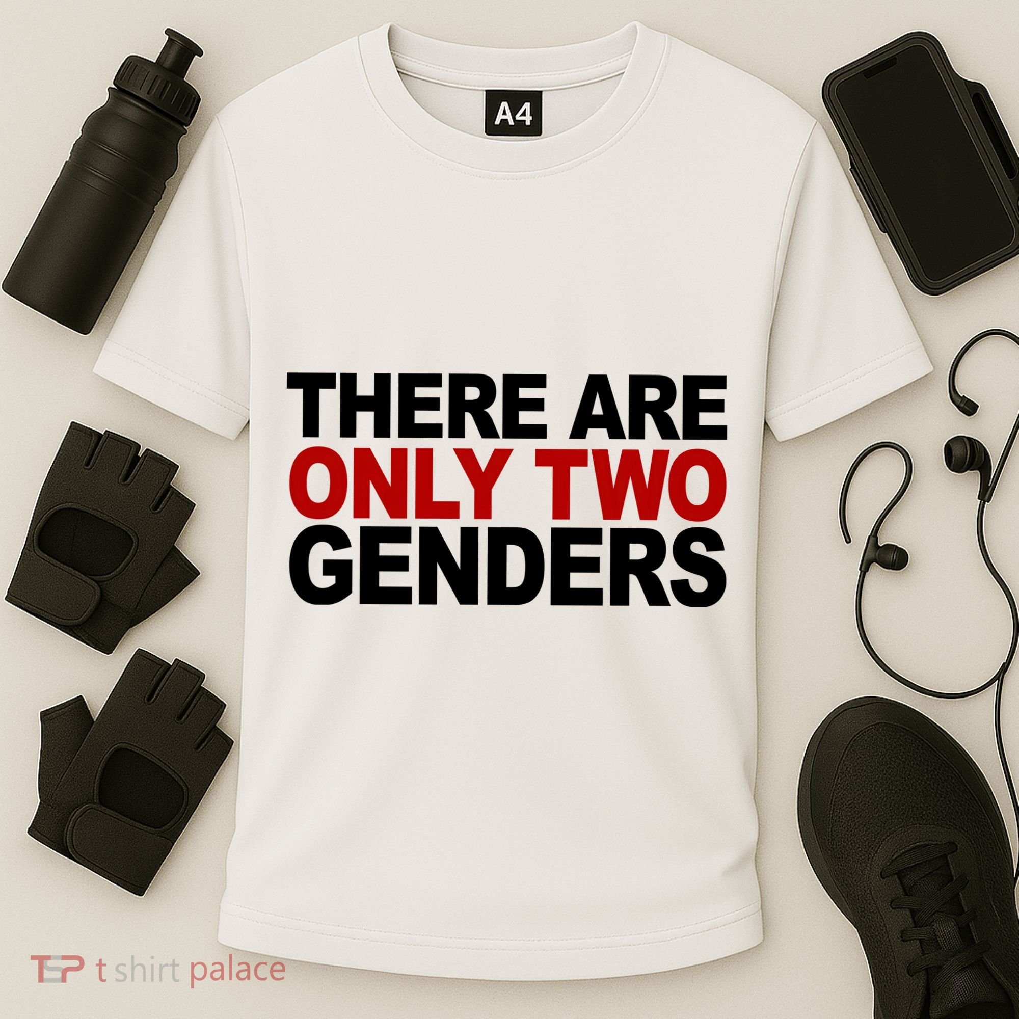There Are Only Two Genders Cooling Performance Crew T-Shirt