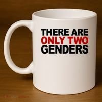 There Are Only Two Genders 11oz C Handle Ceramic Mug thumb 4