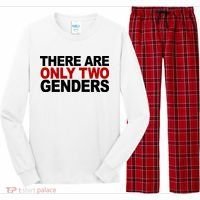 There Are Only Two Genders Long Sleeve Pajama Set thumb 0