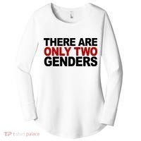 There Are Only Two Genders Women's Perfect Tri Tunic Long Sleeve Shirt thumb 0