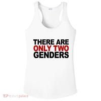 There Are Only Two Genders Ladies PosiCharge Competitor Racerback Tank thumb 0
