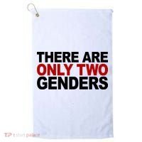 There Are Only Two Genders Golf Towel thumb 0
