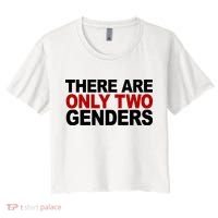There Are Only Two Genders Women's Crop Top Tee thumb 0