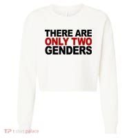 There Are Only Two Genders Cropped Pullover Crew thumb 0