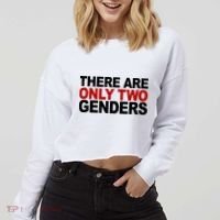 There Are Only Two Genders Cropped Pullover Crew thumb 2