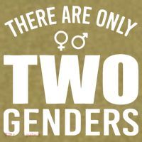 There Are Only Two Genders Gender Garment-Dyed Women's Muscle Tee thumb 6