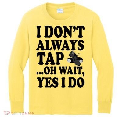 Tap Dancing  Kids Long Sleeve Shirt